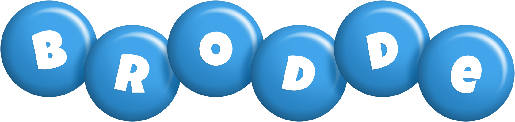 Brodde candy-blue logo