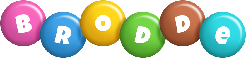 Brodde candy logo