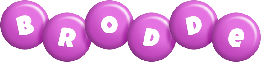 Brodde candy-purple logo