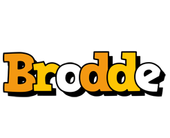 Brodde cartoon logo