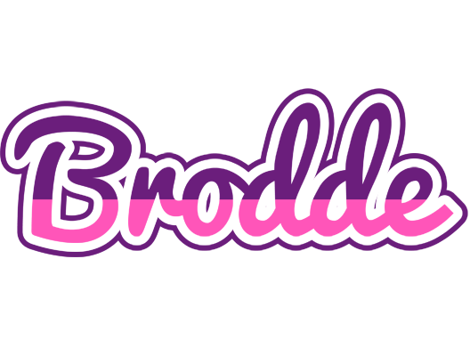 Brodde cheerful logo