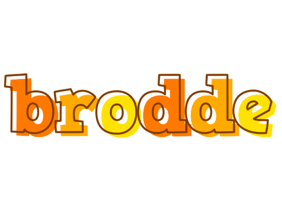 Brodde desert logo