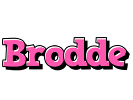 Brodde girlish logo