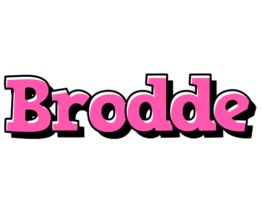 Brodde girlish logo