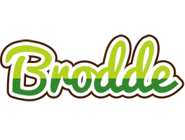 Brodde golfing logo