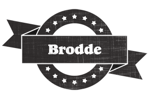 Brodde grunge logo