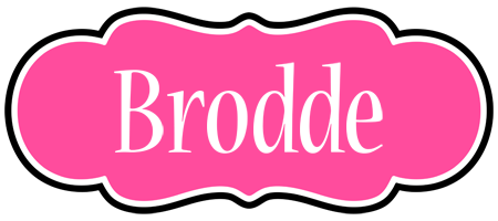 Brodde invitation logo