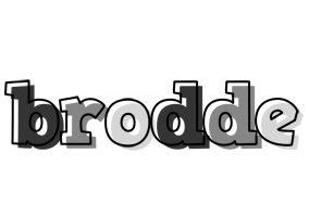 Brodde night logo