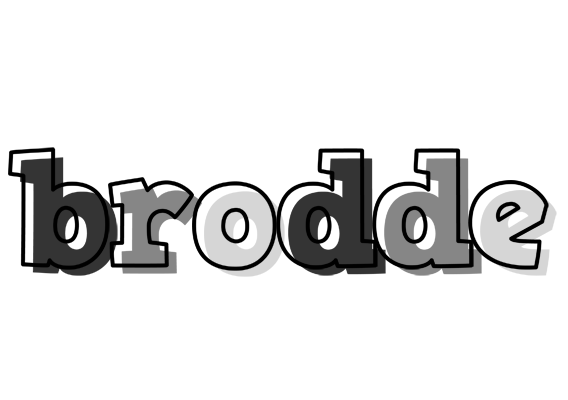 Brodde night logo