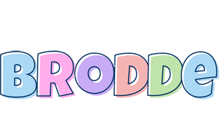 Brodde pastel logo