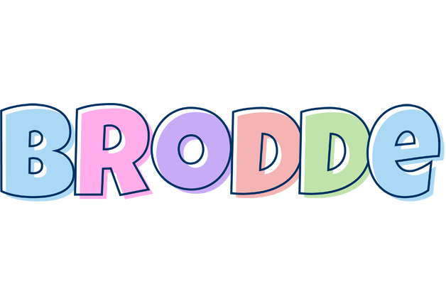 Brodde pastel logo
