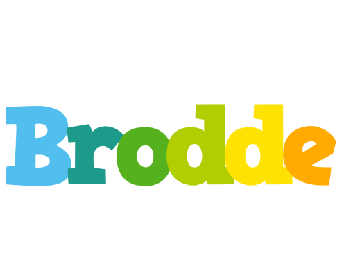 Brodde rainbows logo