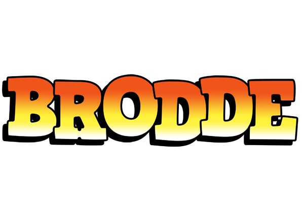 Brodde sunset logo