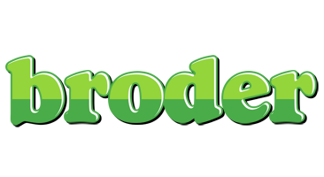 Broder apple logo