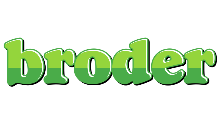 Broder apple logo
