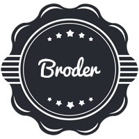 Broder badge logo