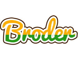 Broder banana logo