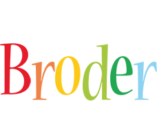 Broder birthday logo