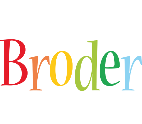 Broder birthday logo