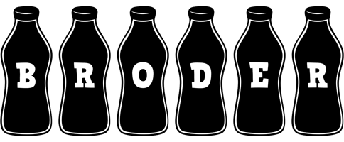 Broder bottle logo