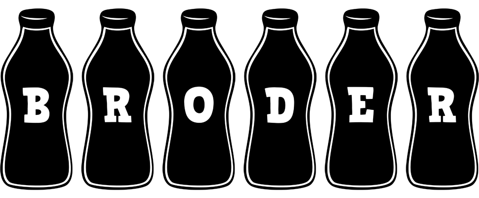 Broder bottle logo