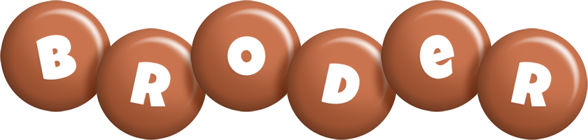 Broder candy-brown logo