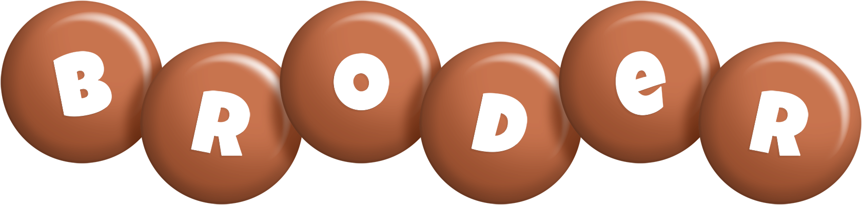 Broder candy-brown logo