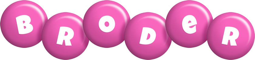 Broder candy-pink logo