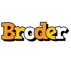 Broder cartoon logo