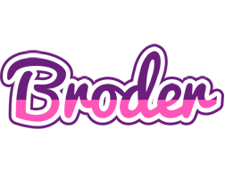 Broder cheerful logo