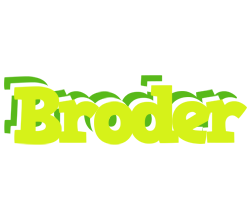 Broder citrus logo