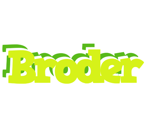 Broder citrus logo