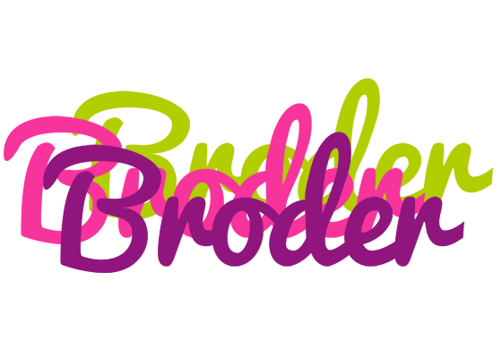 Broder flowers logo