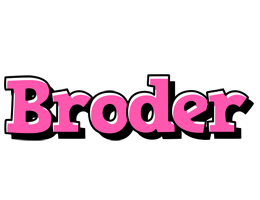 Broder girlish logo