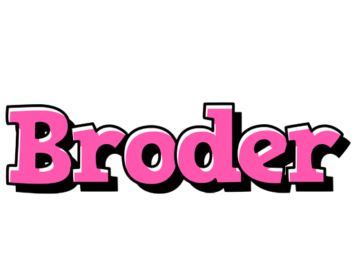 Broder girlish logo