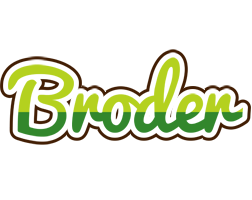 Broder golfing logo