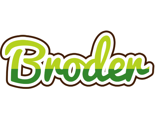 Broder golfing logo