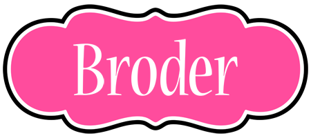 Broder invitation logo