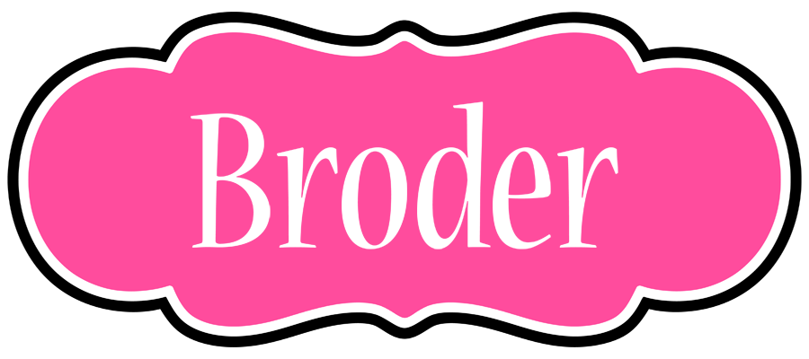 Broder invitation logo