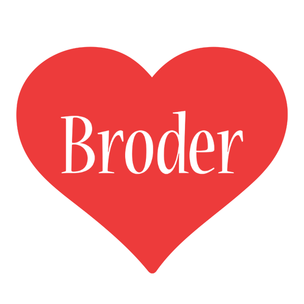 Broder love logo