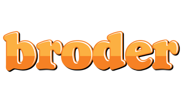 Broder orange logo