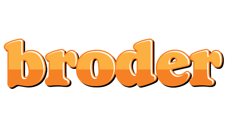 Broder orange logo
