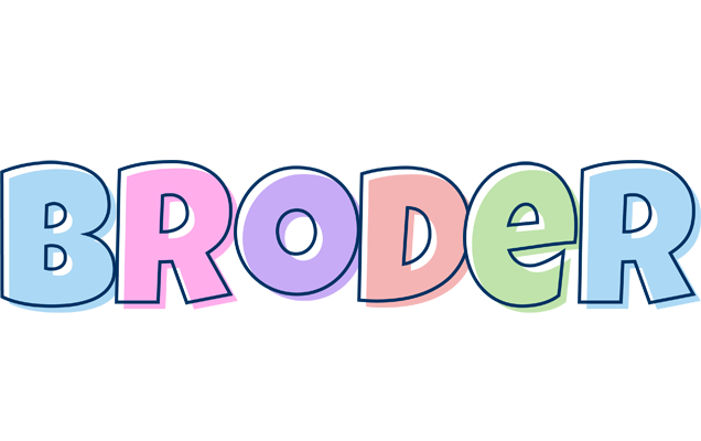 Broder pastel logo