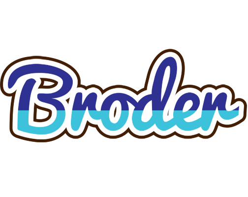 Broder raining logo