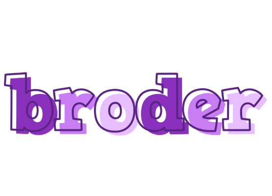 Broder sensual logo
