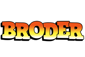 Broder sunset logo