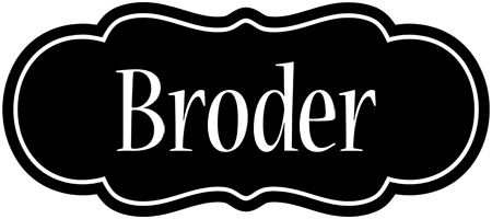 Broder welcome logo