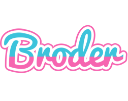 Broder woman logo