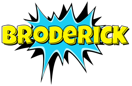 Broderick amazing logo