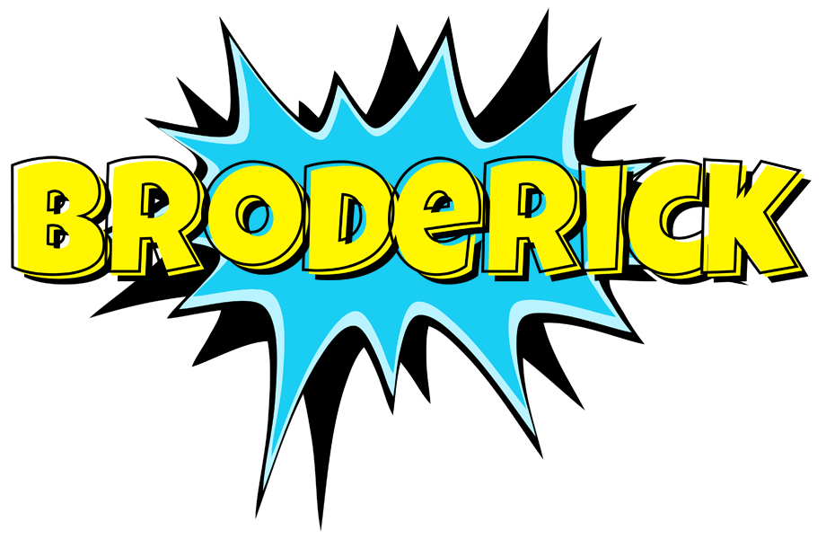 Broderick amazing logo